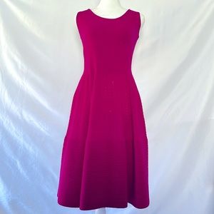 Kate Spade Magenta Sleeveless Sweater Dress